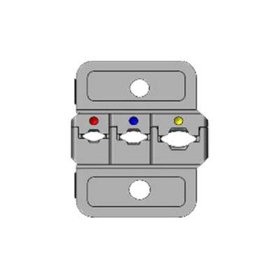 Matrijs voor krimpmachines perskabelschoenen 0,5-6mm² locator