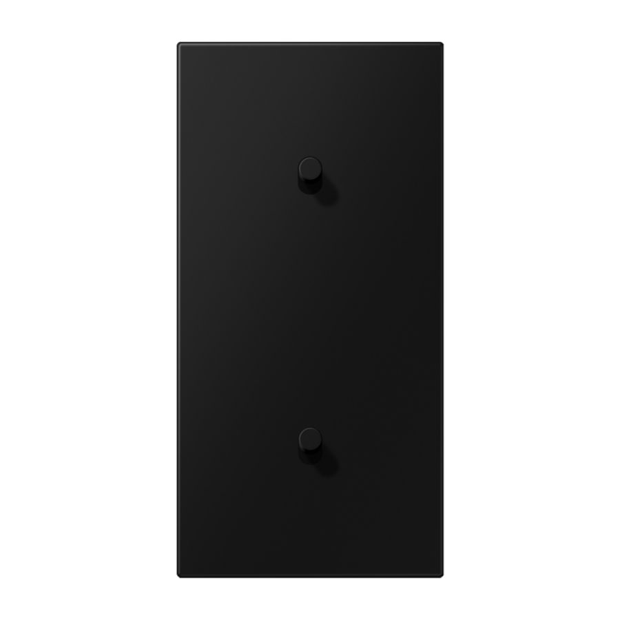 Afdekking LS1912 zwart mat verticaal 1+1 hevel cyl.