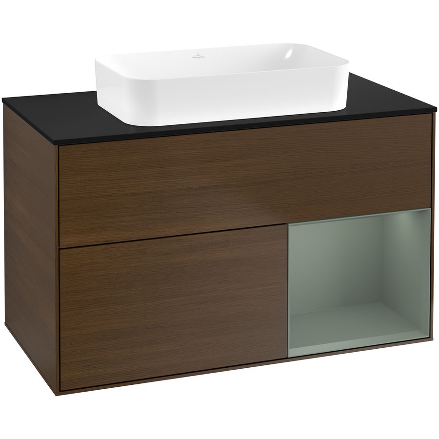 Wastafelonderkast Finion 1000x603x501mm W.Veneer F662GMGN