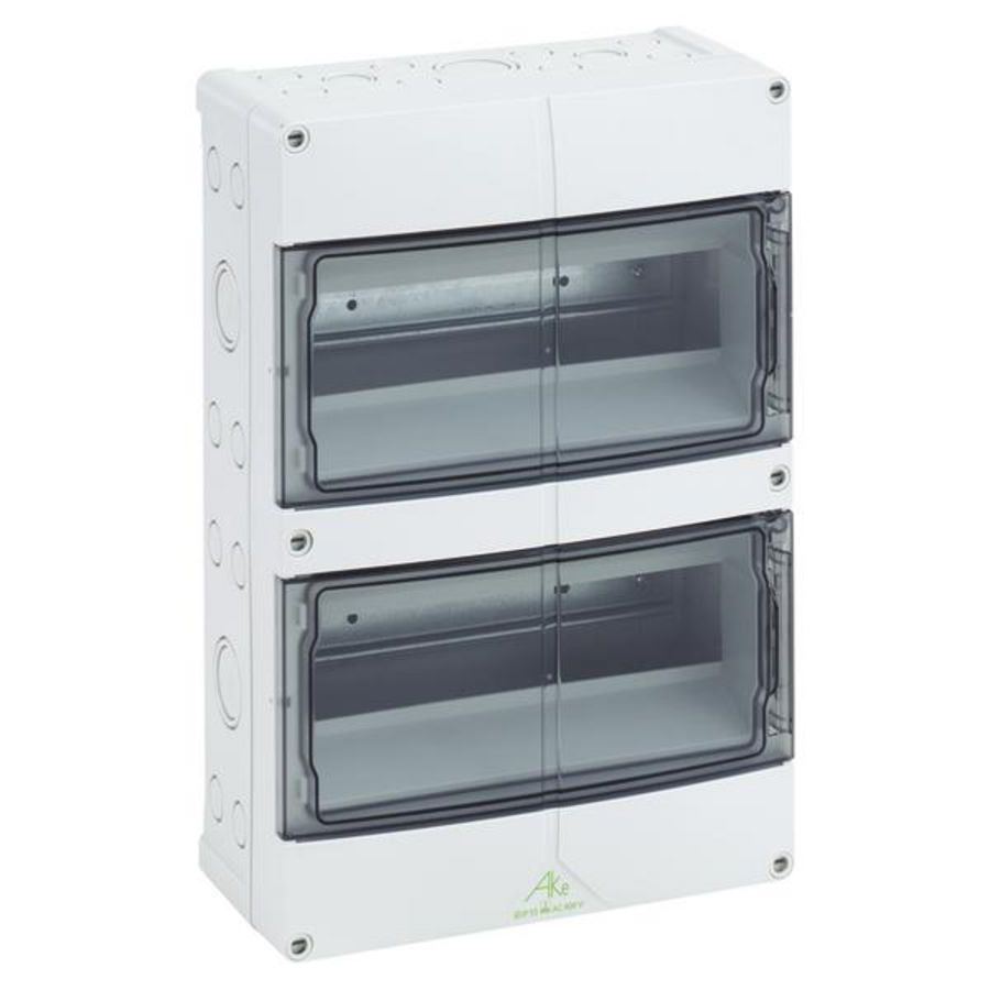 Modulaire verdeler Ake 24 Compact  IP55 / IK07 12 scheidingseenheden