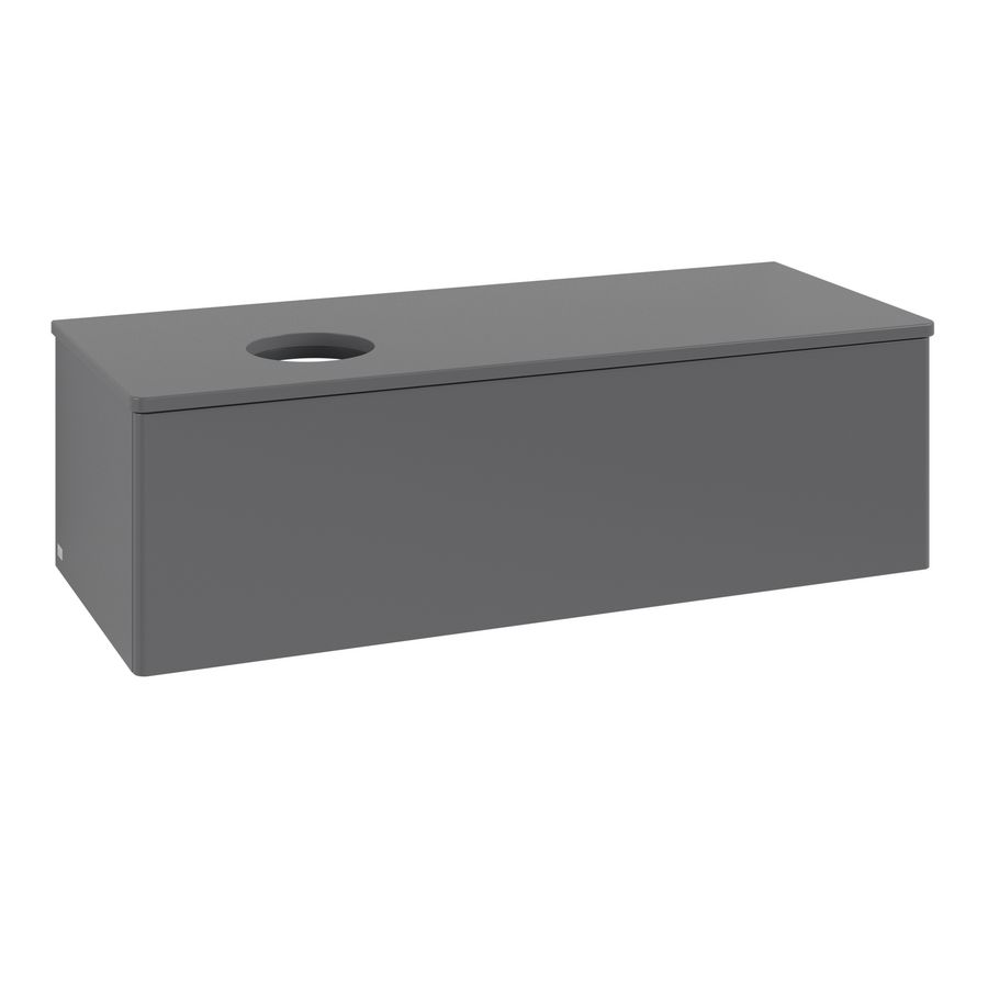 Wastafelonderkast Antao 1200x360x500mm Antr. Matt Lacquer K33010GK