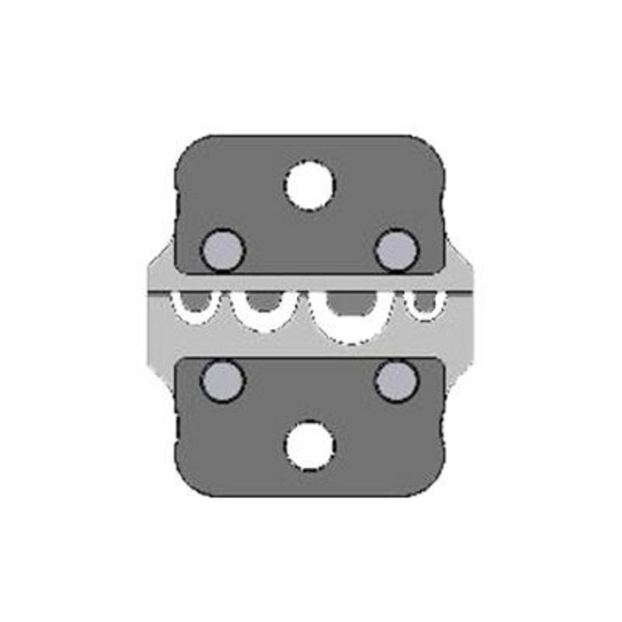 Matrijs voor krimpmachines perskabelschoenen 0,1-10mm²