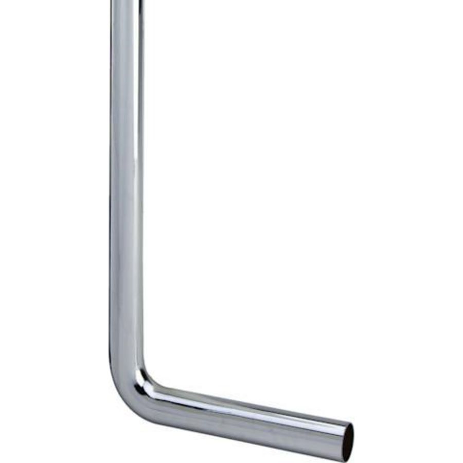 Vloerbuis 40x220x580 messing/verchroomd