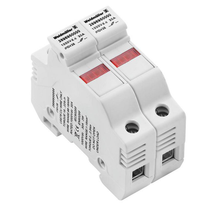 Zekeringsklem schoefaansl. l.bl. 10mm² 30A 2896950000 VVE=5