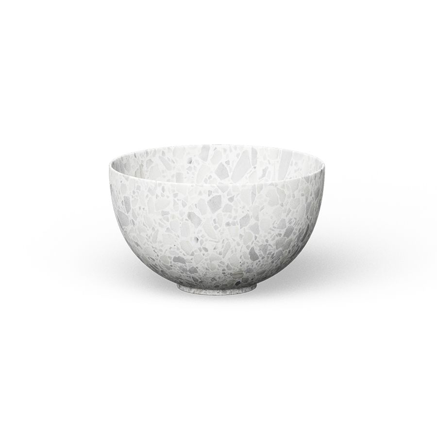 Opzetwaskom CERAMIC TERRAZZO SMALL Ø230mm Terrazzo Grey