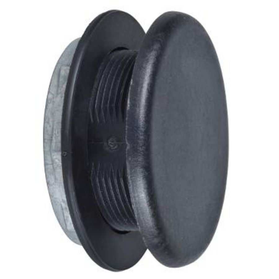 Blindstop Ø30mm Zwart Harmony 9001K