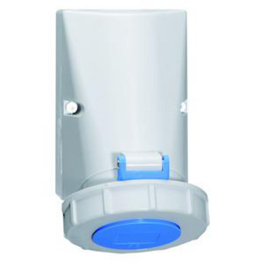 Wandcontactdoos 9h 16A 5P 230V IP67 100x75