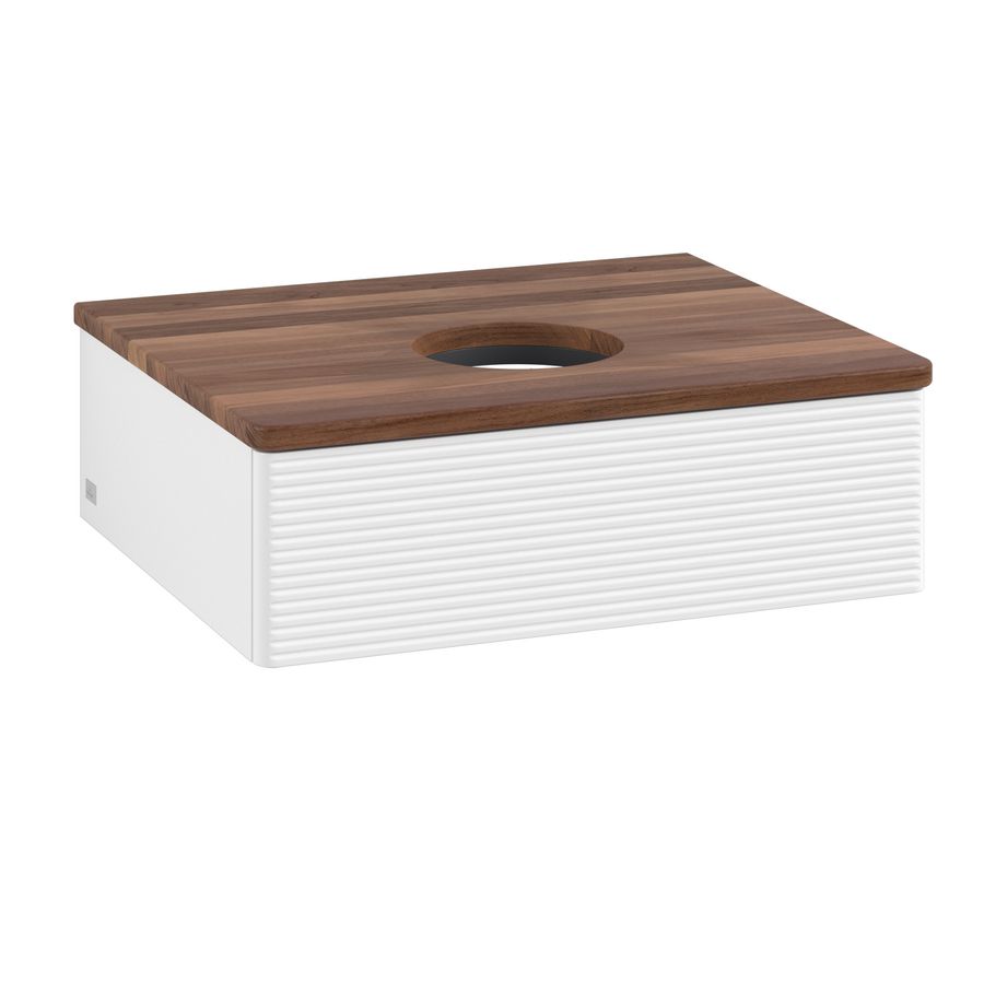 Wastafelonderkast Antao 600x190x500mm White Matt Lacquer K07112MT