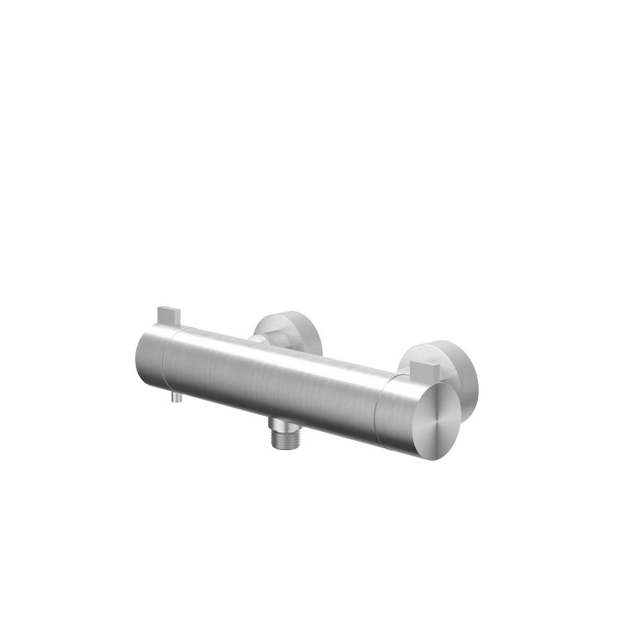 Douchethermostaatkraan TRIBE hoh 150mm cooltouch rvs geborsteld incl. S-koppelingen