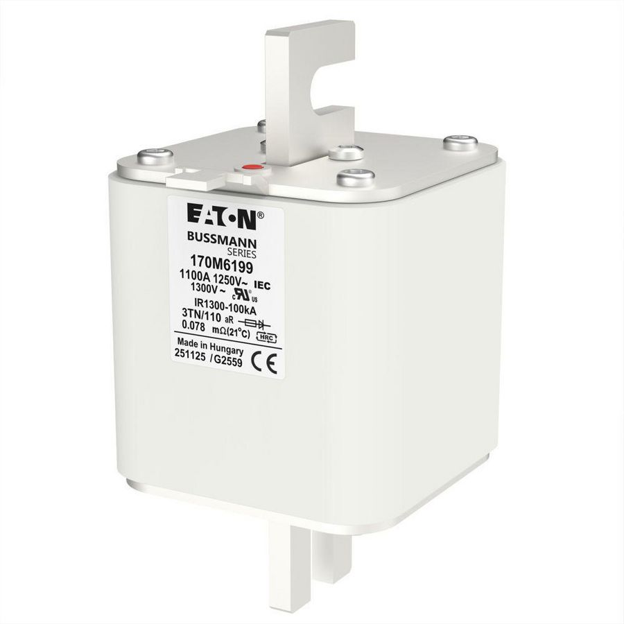 Zekering hoge snelheid 1100A AC 1250V 100kA size 3 76x90x