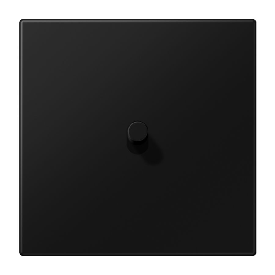 Afdekking LS1912 zwart mat 1v 1x hevel cyl.