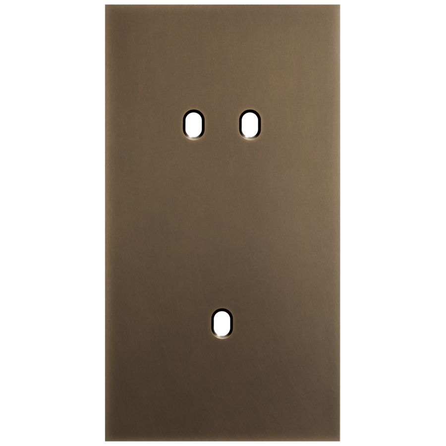 2-voudige afdekplaat Verticaal 71mm centerafstand voor een tweevo