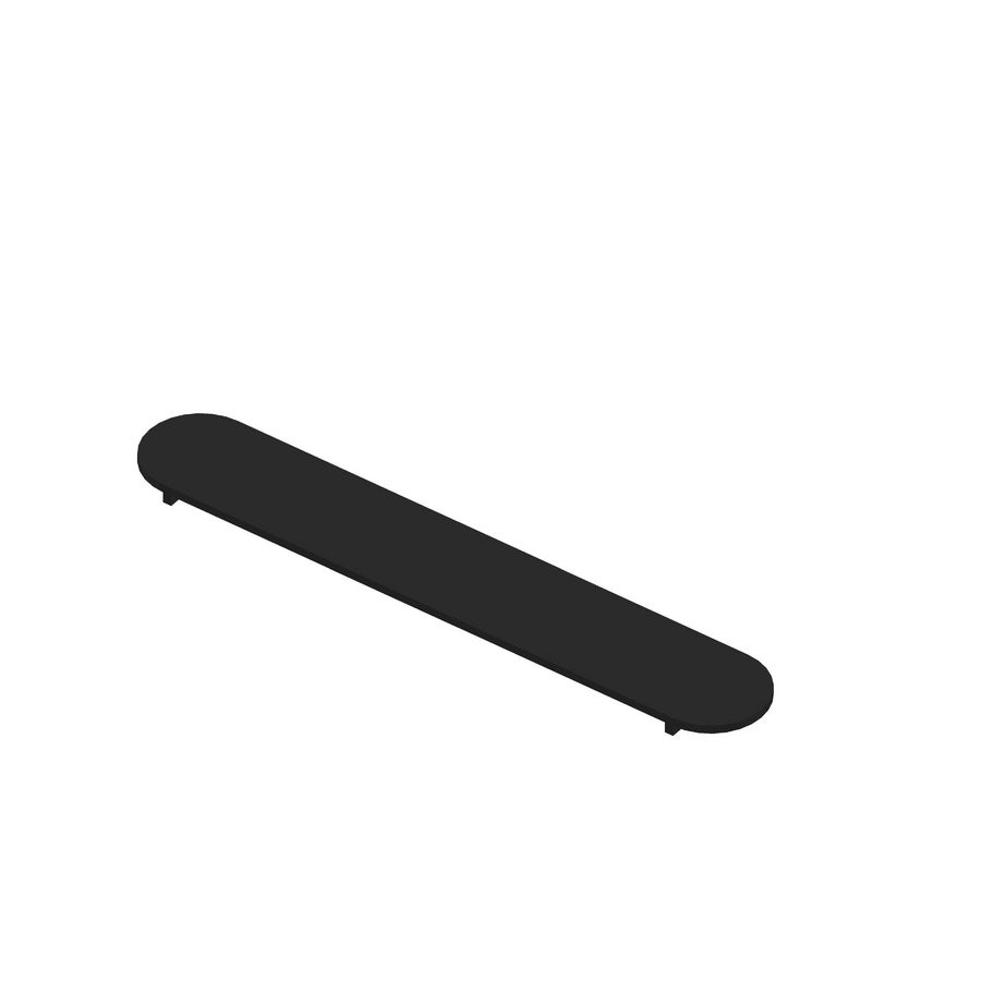 Plateau met haakje bad JAYDAN mat zwart