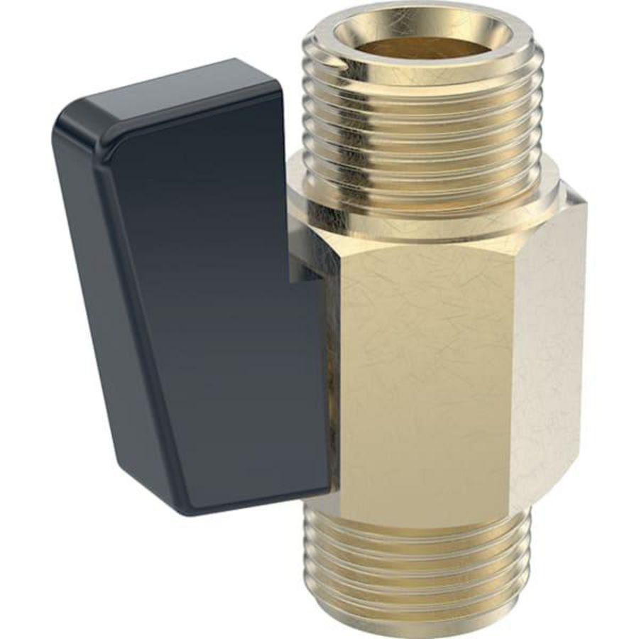 Kogelkraantje 3/8x3/8 AqC aansluiting