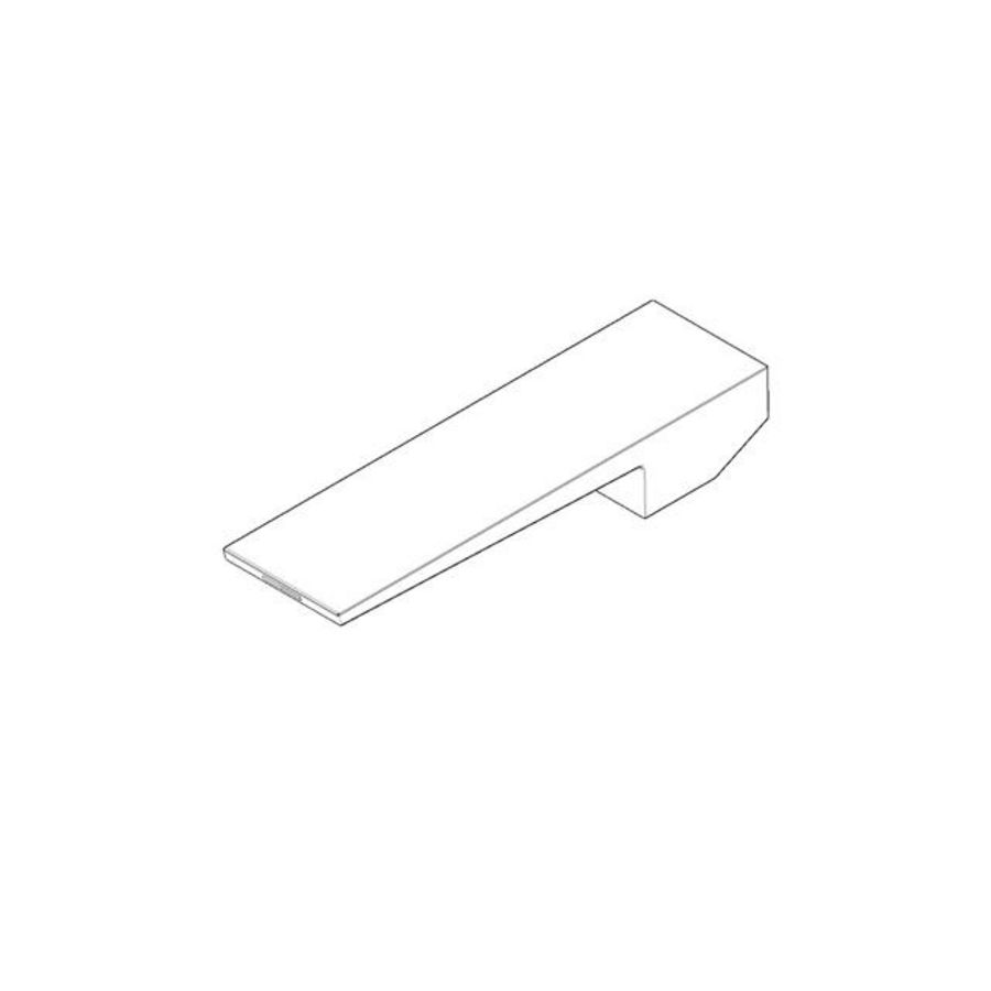 Greep wastafel staand Hendel 47x22x186mm champ.