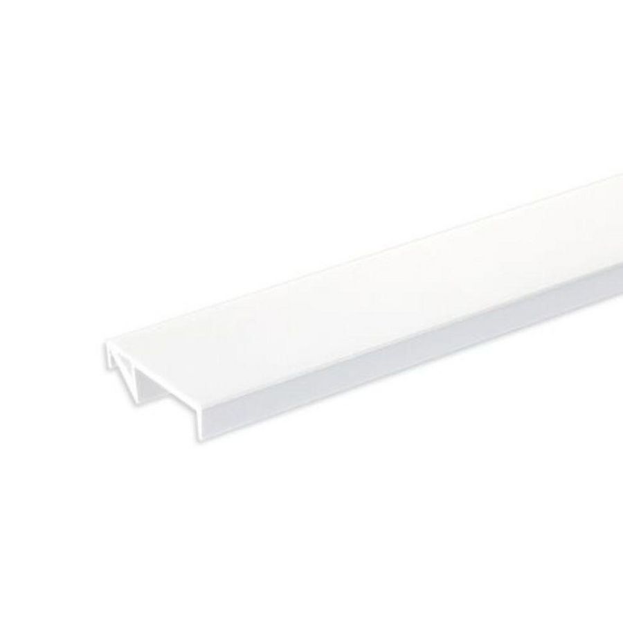 MP4 LED-opbouwprofiel 200cm wit RAL 9005 LED-strips max.10mm