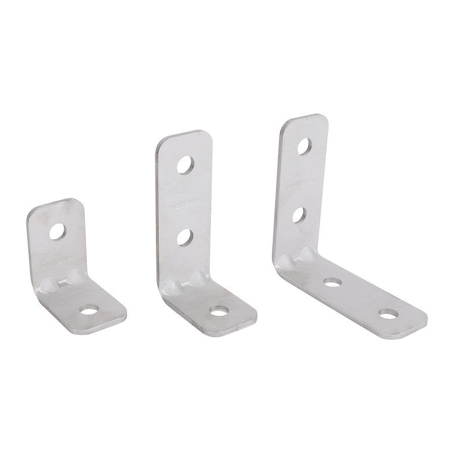 Verbinder 90 K/K RVS 62x62 RapidStrut