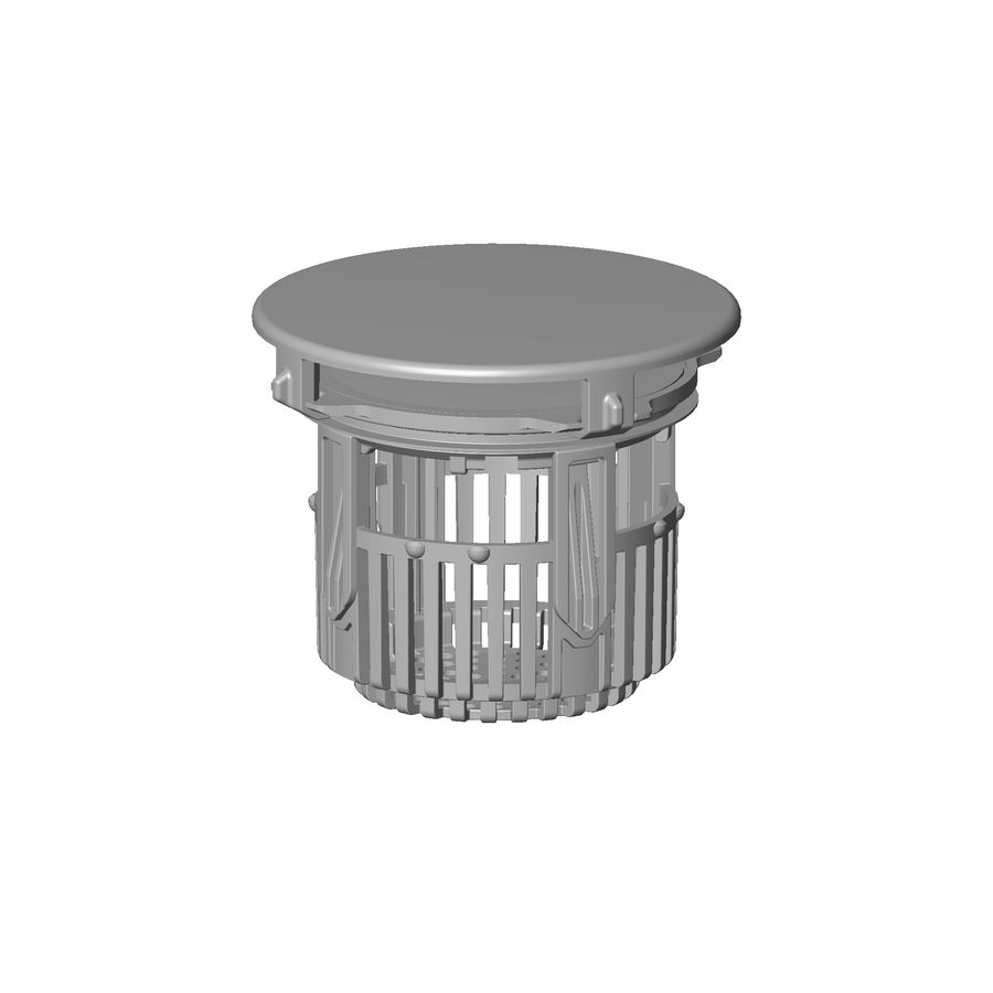 Afdekplaat+zeefmand roestvrijstalen spoelbak-RVS gebor