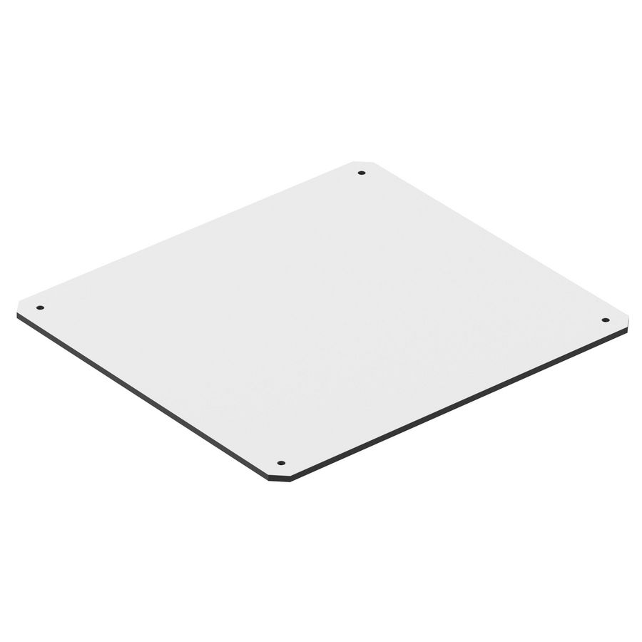 Montageplaat deur lichtgrijs 72202501