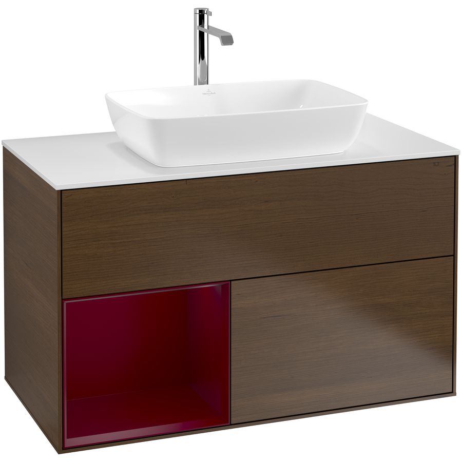 Wastafelonderkast Finion 1000x603x501mm W.Veneer F771HBGN