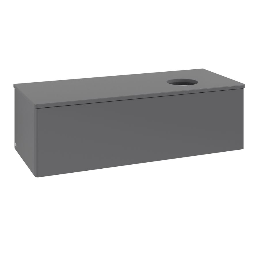 Wastafelonderkast Antao 1200x360x500mm Antr. Matt Lacquer K34010GK
