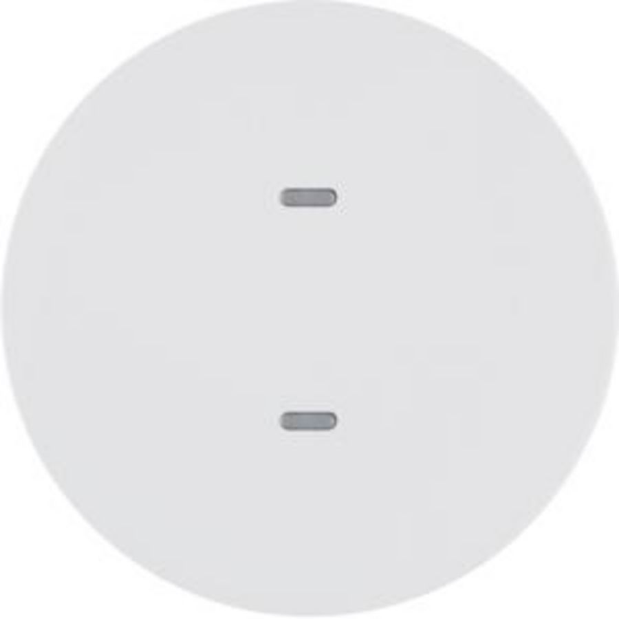 Drukknop opzetmodule 1-v R polarwit
