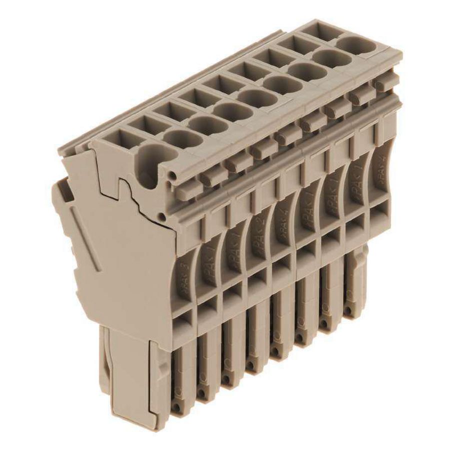 Plug Plug-in d.beige 2.5mm2 24 A 500 V 1815270000 VVE=20