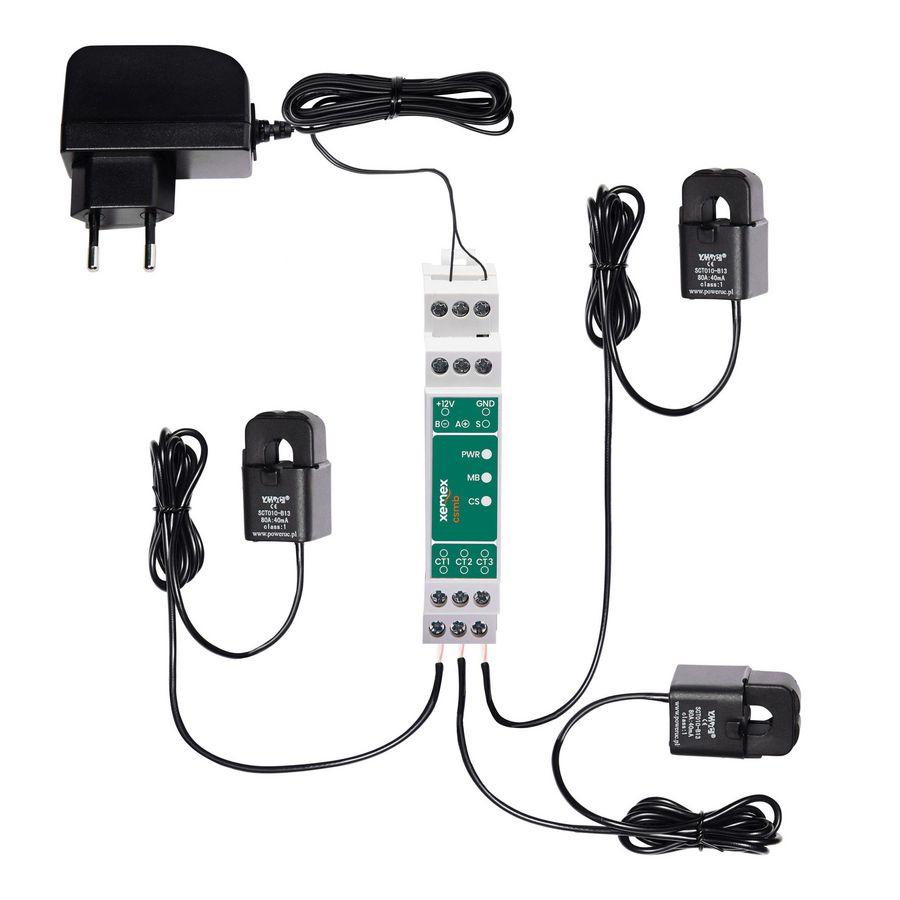 Module CSMB accessoire current sense naar modbus 1-f en 3-f