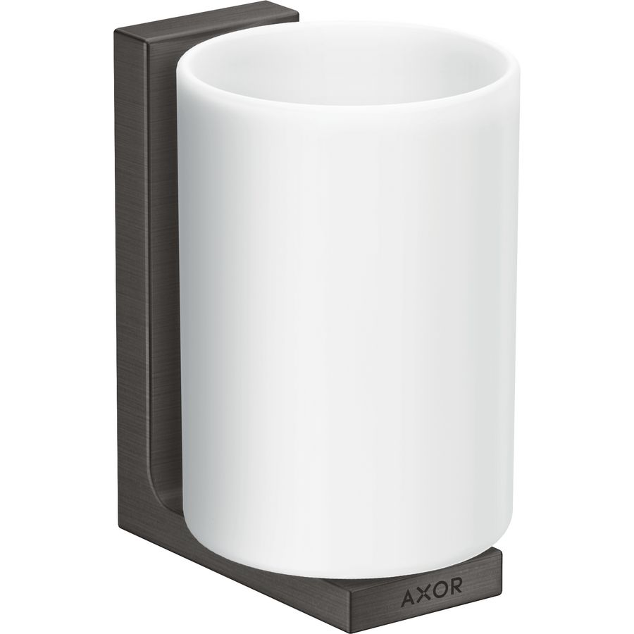 AXOR Universal Rectangular tandenborstelhouder Brushed Black Chrome