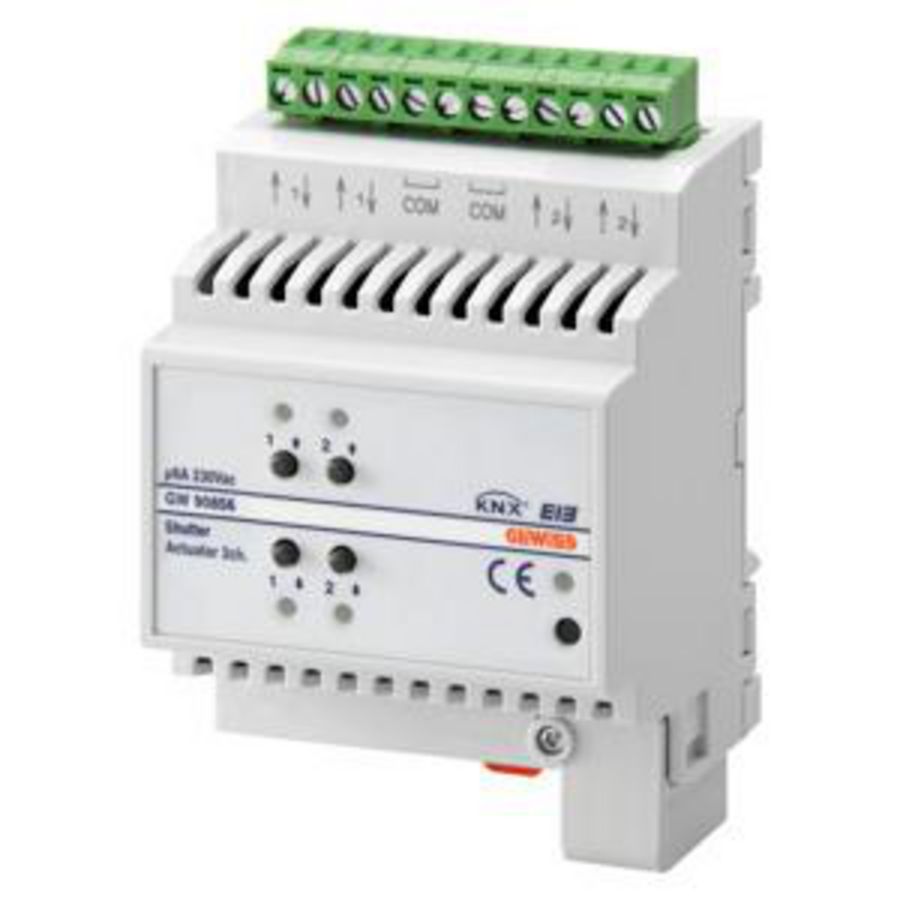 AANDRIJVING ROLLUIKEN-2 KANALEN-6 A-KNX-IP20-4 MODULE -