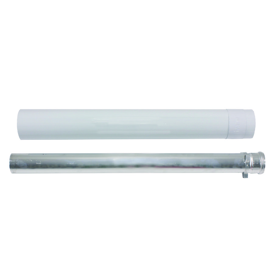Verlengstuk 1m. 80/125 alu