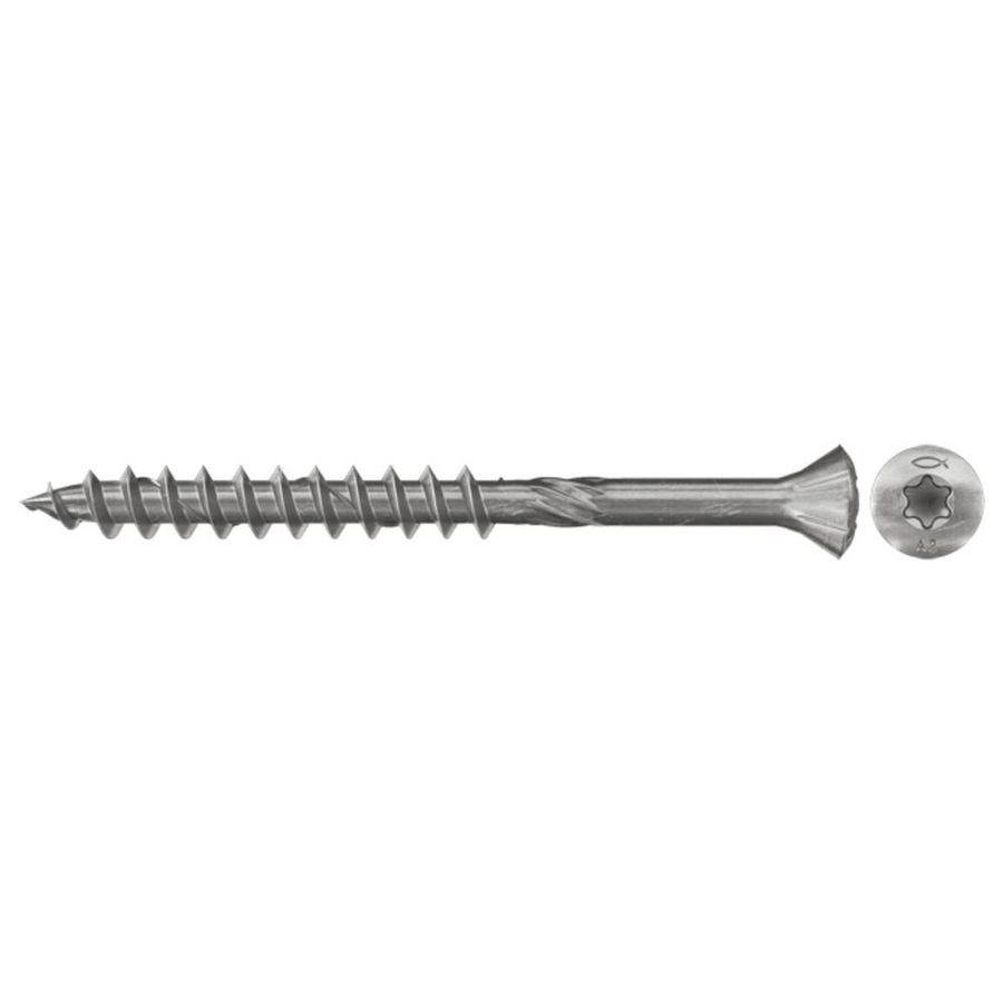 Gevelschroef 4.5x45 kop A2 VVE=300