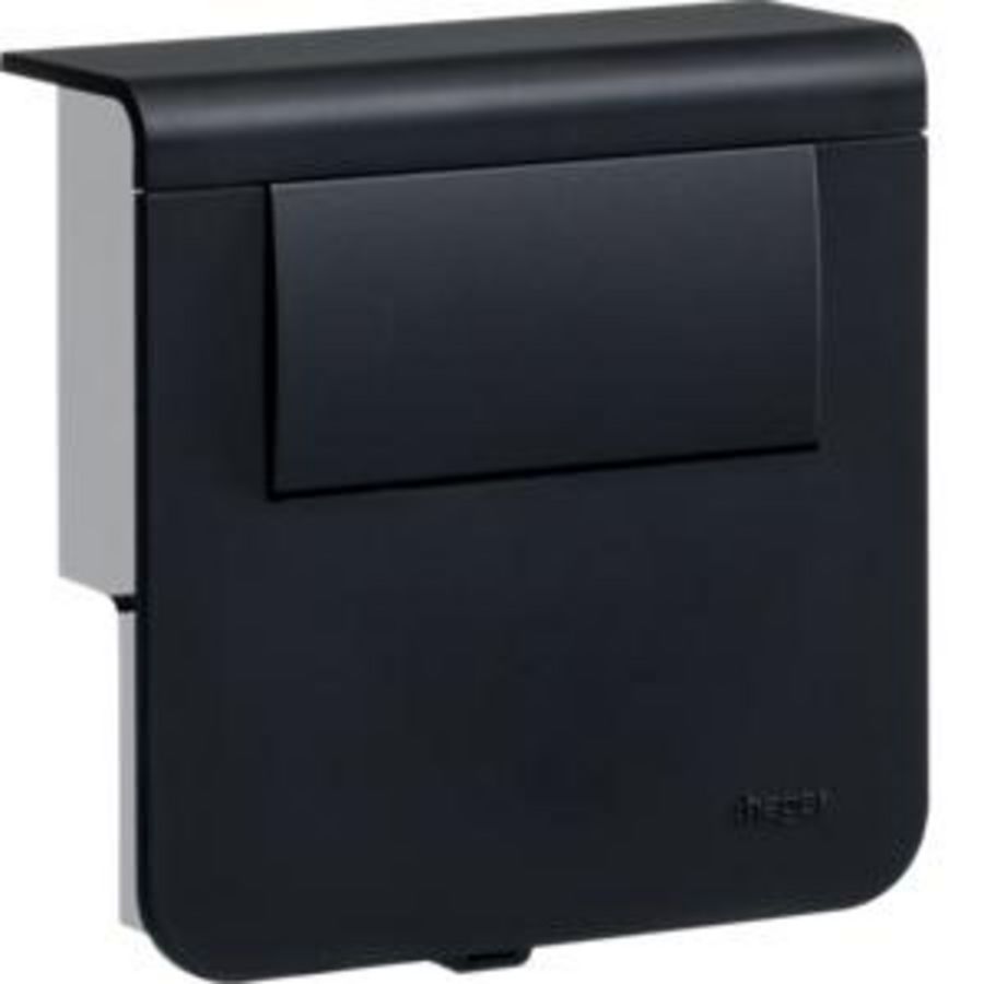 LED-outlet compl. 30 W/24 VDC trafo goot 80mm hoog Sl zwart