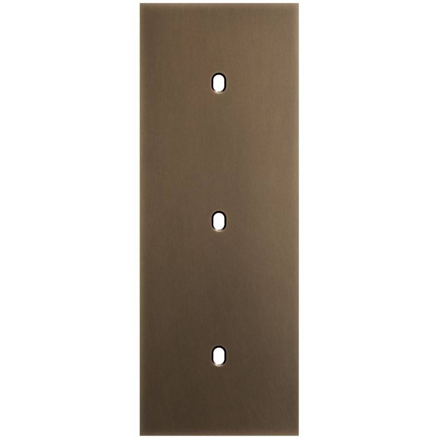 3-voudige afdekplaat Verticaal 71mm centerafstand voor drie enkel