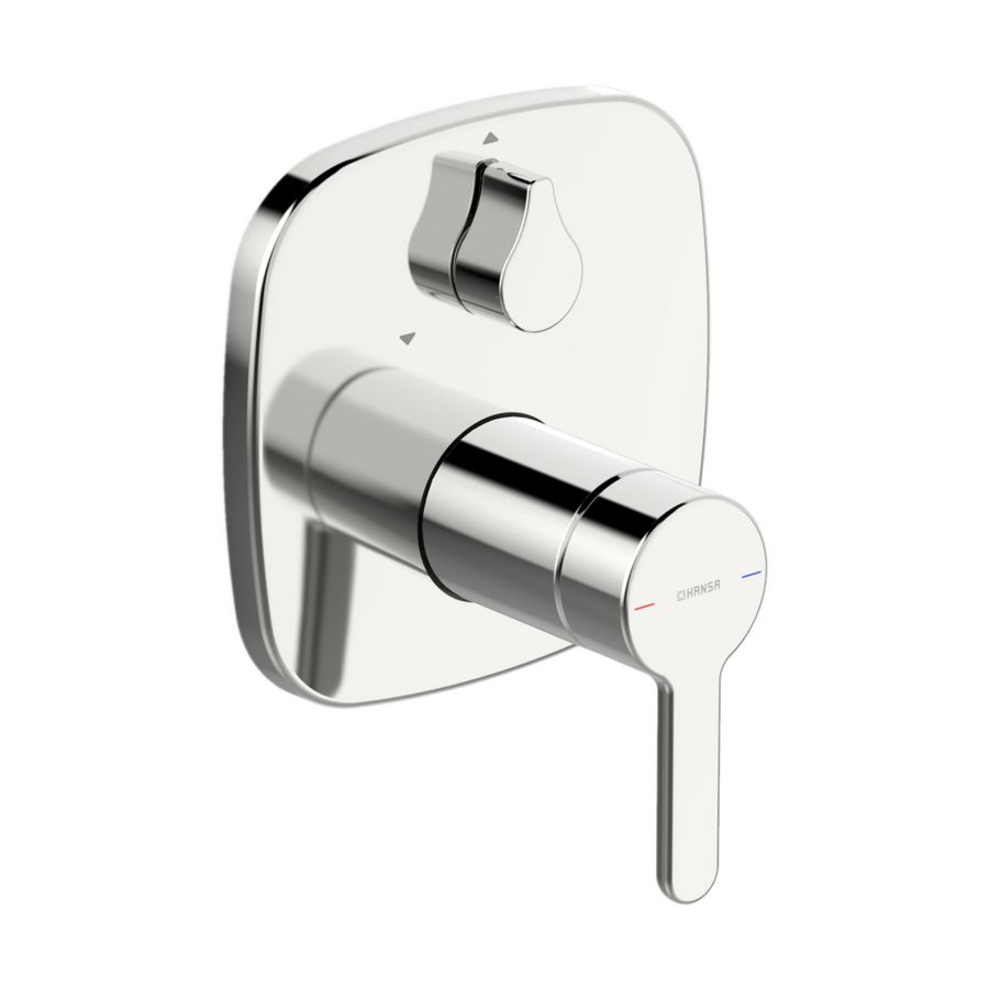 Afbouwset 1-hendel  badmengkraan  rozet afgerond HANSADESIGNOSTYLE