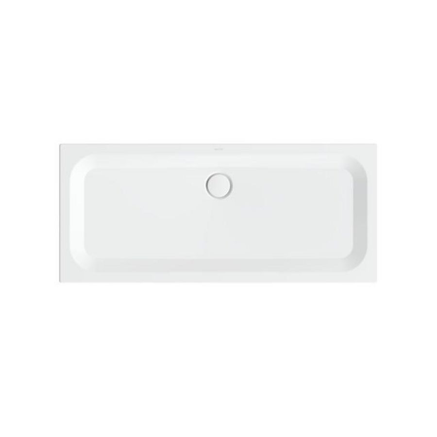Douchebak geglazuurd staal BetteUltra 1600x700x35mm wit AS antislip Sense afvoer Ø90mm