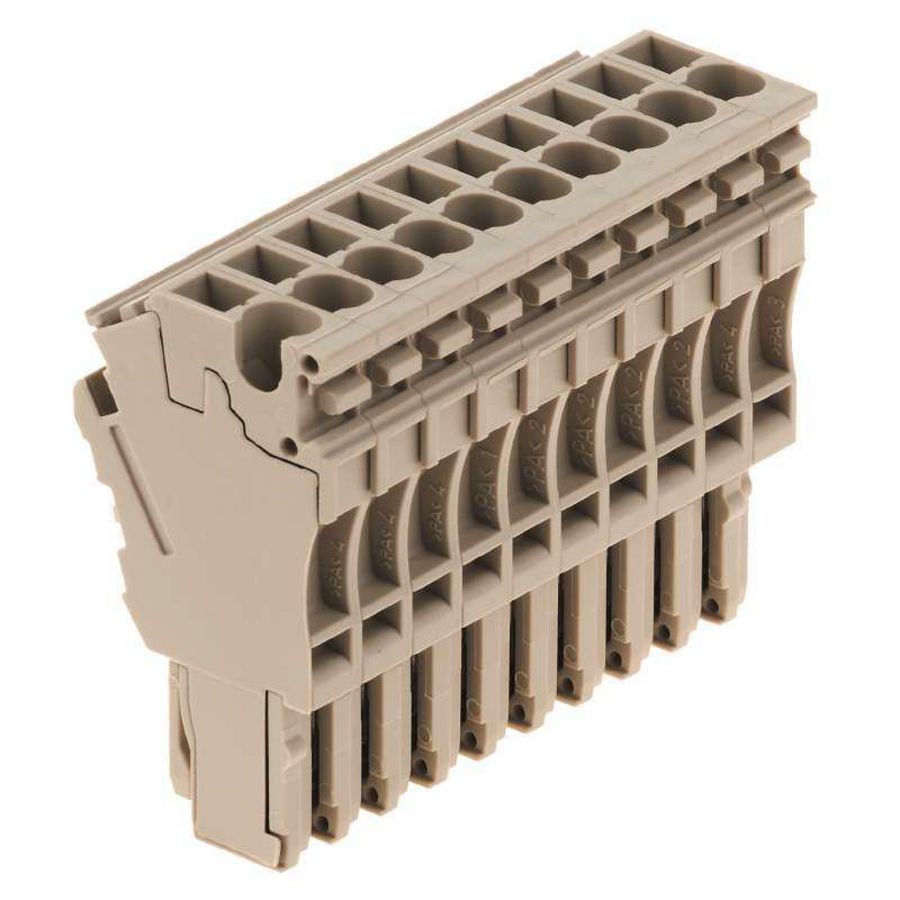 Plug Plug-in d.beige 2.5mm2 24 A 500 V 1815280000 VVE=20