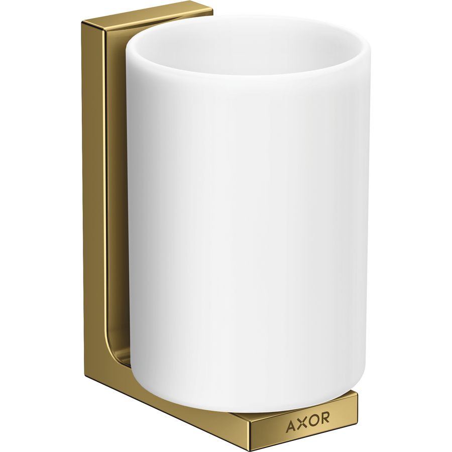 AXOR Universal Rectangular tandenborstelhouder Polished Gold Optic