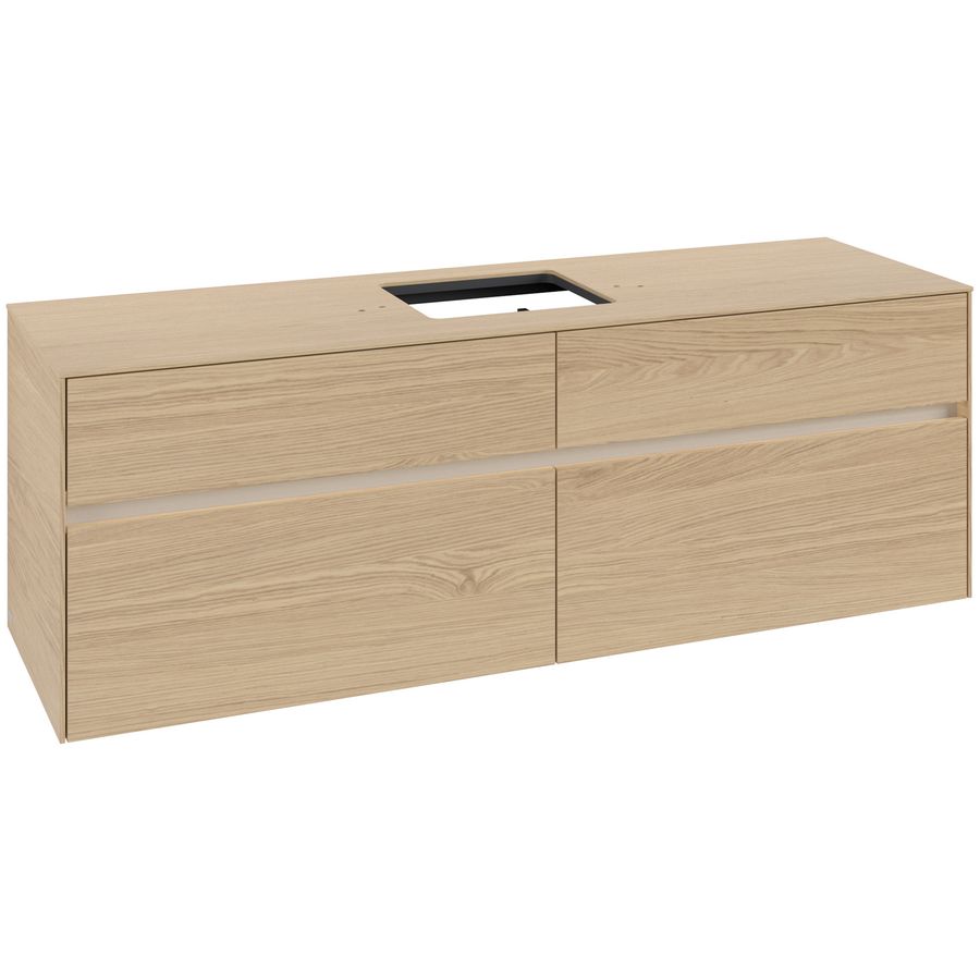 Wastafelonderkast Collaro 1600x548x500mm Nord.Oak C134B0VJ