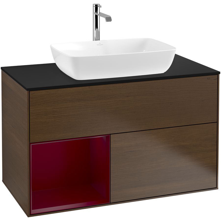 Wastafelonderkast Finion 1000x603x501mm W.Veneer F772HBGN