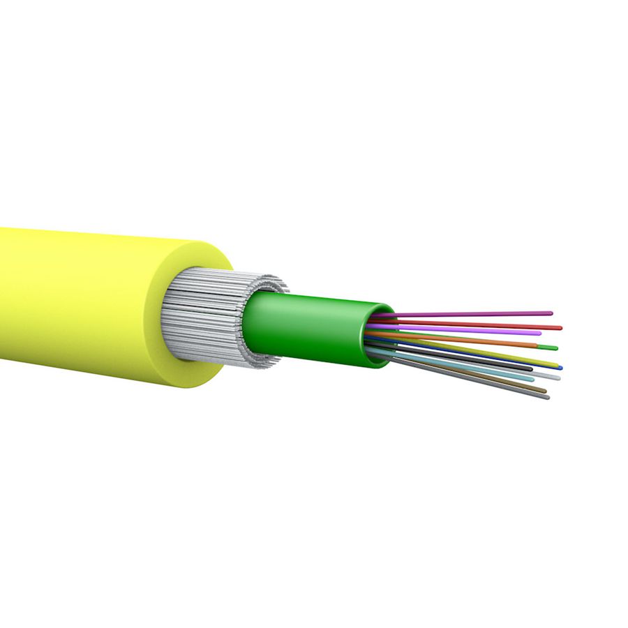 Haspel a 2000m. Glaskabel 12Vez. OS2 Loose Tube in-out Cca