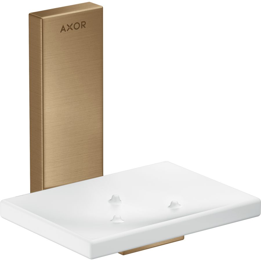 AXOR Universal Rectangular zeepschaal Brushed Bronze