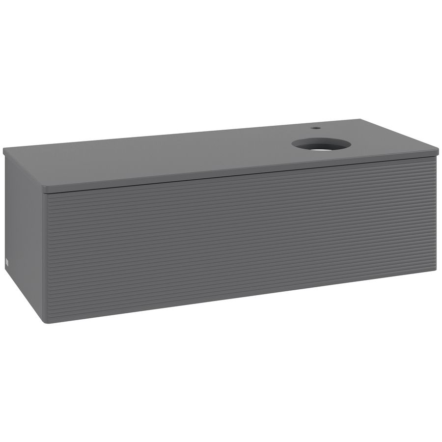 Wastafelonderkast Antao 1200x360x500mm Antr. Matt Lacquer K34150GK