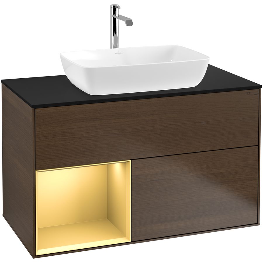Wastafelonderkast Finion 1000x603x501mm W.Veneer F772HFGN