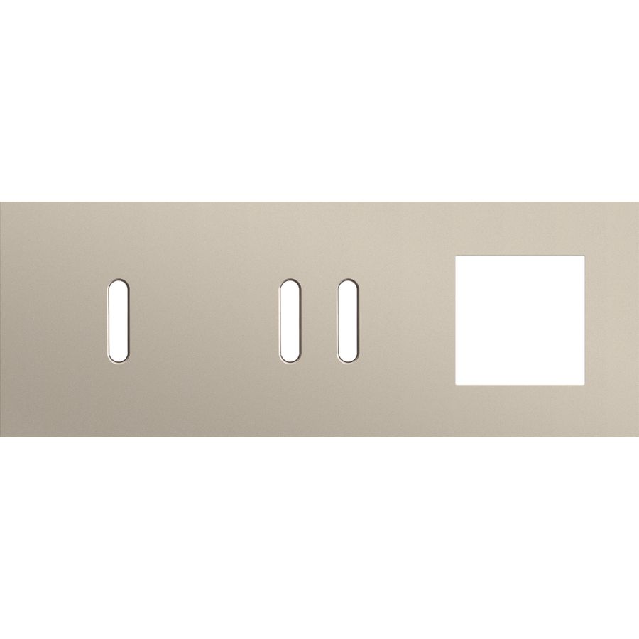 Afdekplaat 3-voud horiz. 71mm centerafst. 166-56723