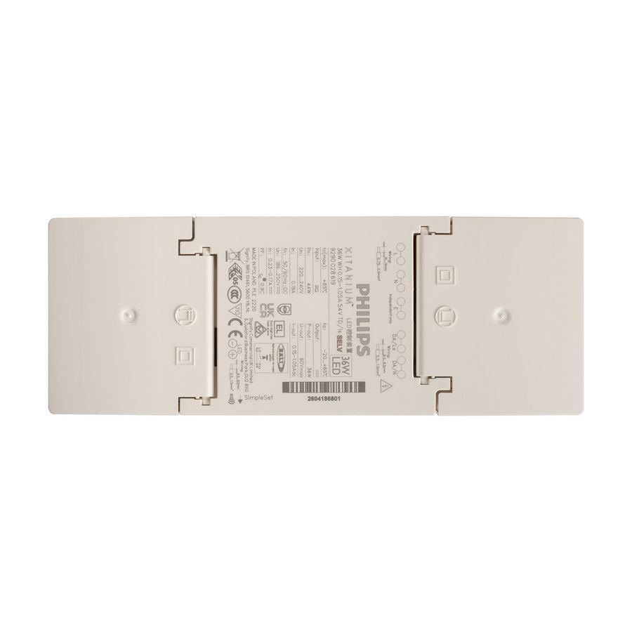 LED driver CC 36W 015-105A 24-54V DA TO 40000186