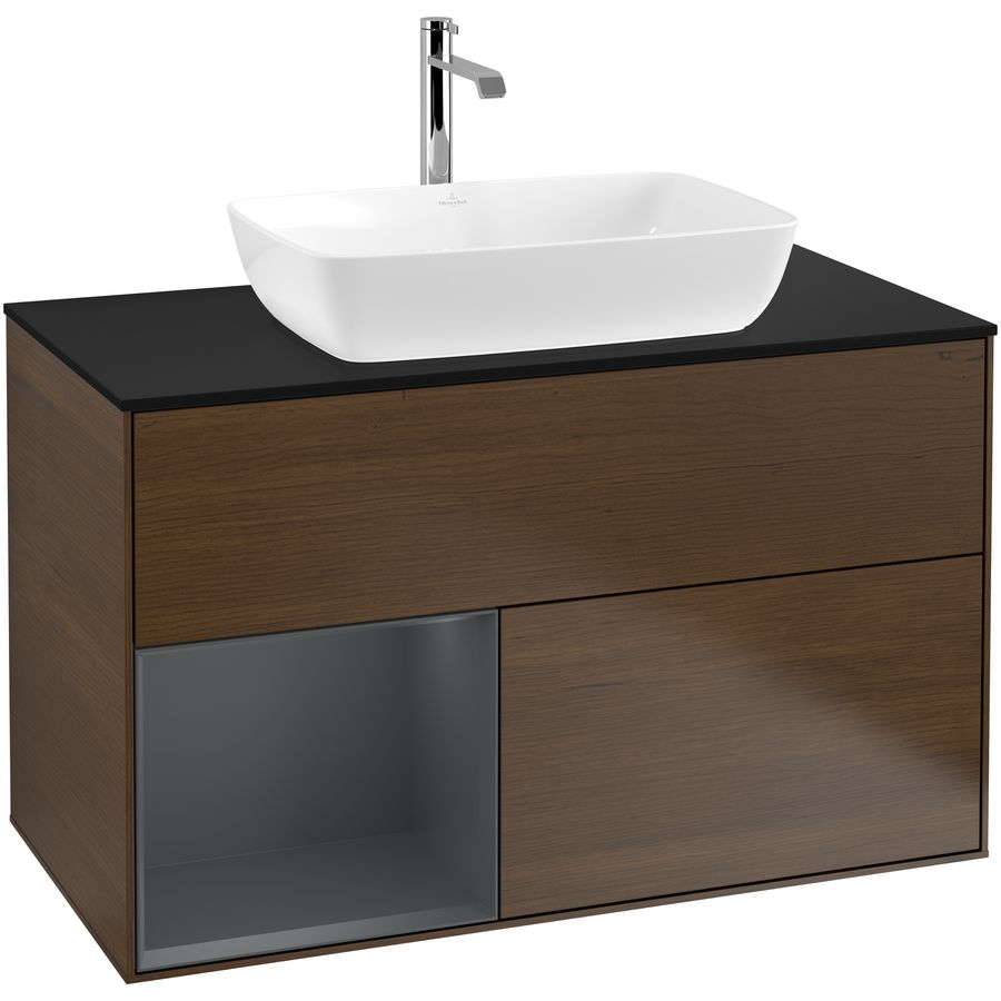 Wastafelonderkast Finion 1000x603x501mm W.Veneer F772HGGN