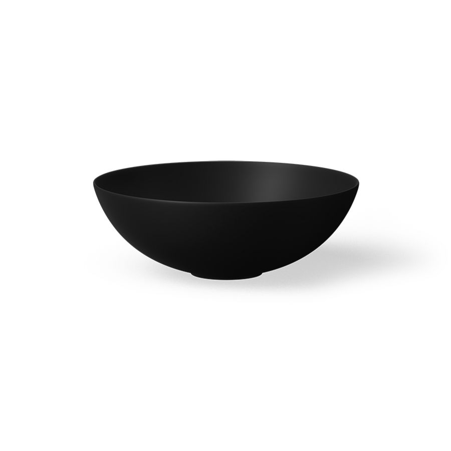 Opzetwaskom CERAMIC ROUND Ø40cm mat zwart