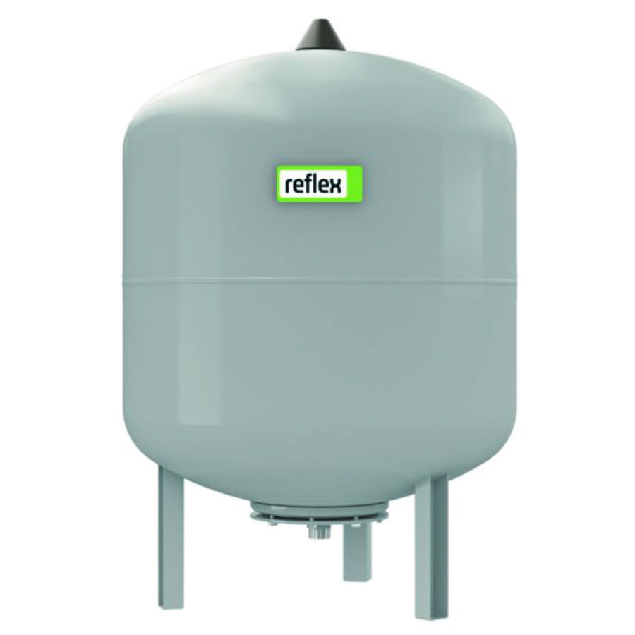 Expansievat NGV 50ltr. grijs voordruk 1,5bar aansluiting 1" max. 6bar staand model