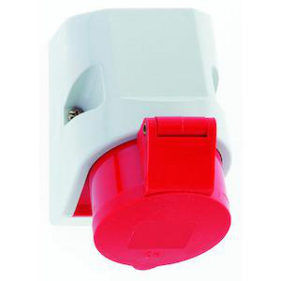 Wandcontactdoos 6h 16A 5P 400V IP44 100x75 QC